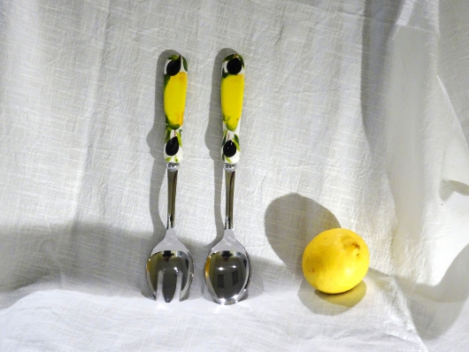 Salatbesteck Limone Olive