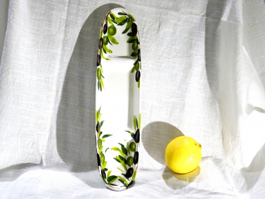 Antipastiera Olive weiss