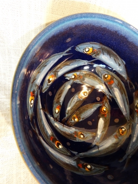 Schüssel Vignoli Fisch-Schwarm