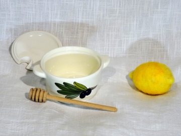 Honigtopf Olivenzweig