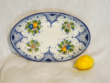 Schale oval, Dekor 95