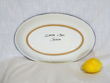 Schale oval, Dekor 95