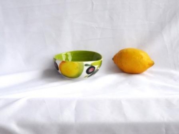 Schüssel Limone verde hell, Durchmesser 11 cm, Höhe ca. 4,5 cm,