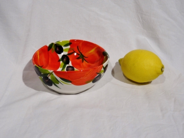 Schüssel Tomate Olive, 14 cm