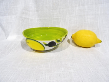 Schüssel Limone verde hell, Durchmesser 14 cm, Höhe ca. 5,5 cm
