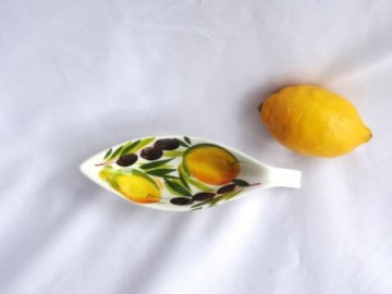 Antipastiera-Schiffchen Limone Olive
