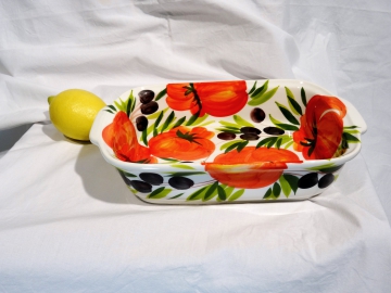 Auflauf-Form Tomate Olive rechteckig