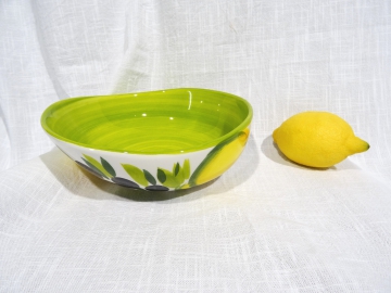Schüssel Limone verde hell, Durchmesser ca. 19 cm, Höhe ca. 6,5 cm